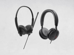 DELL Wired On-Ear Stereo Headset (WH1022), AI Noise-Canceling Headset (WH3024)