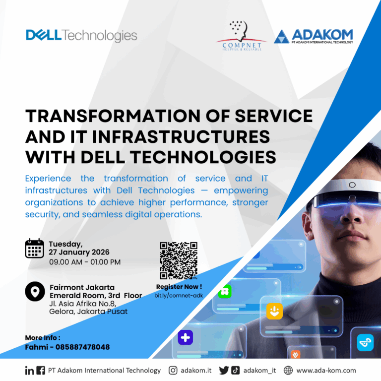 Transformation of Service and IT Infrastructures with DELL Technologies : Event JPS Comnet DELL – Jakarta