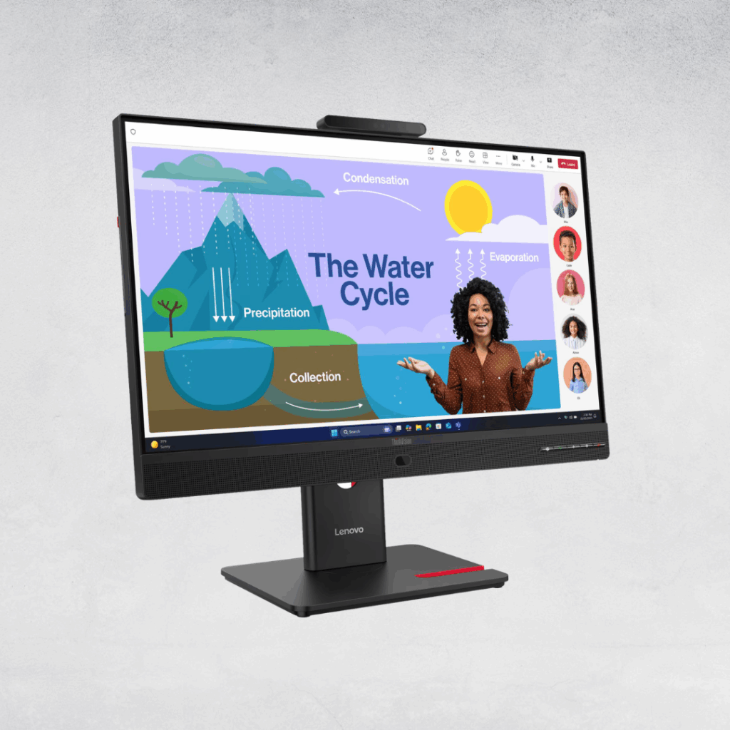 ThinkVision T24D-4v monitor - sideline right