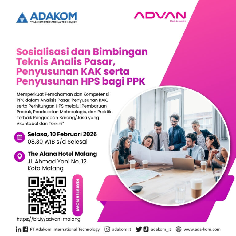 Workshop and Technical Guidance: Market Analysis, TOR Drafting, and HPS Preparation for Commitment Officers – Malang