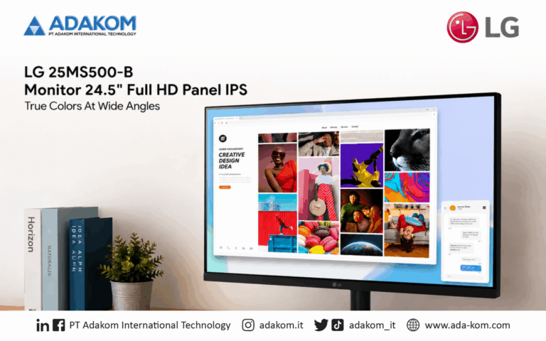 Product – LG 25MS500-B monitor delivers clear visuals and smooth performance