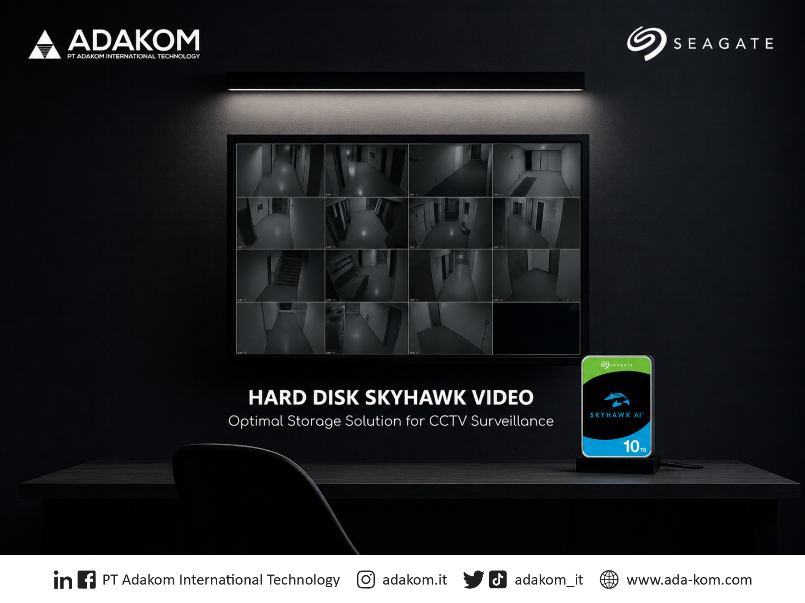 Seagate SkyHawk HDD is built for 247 10TB