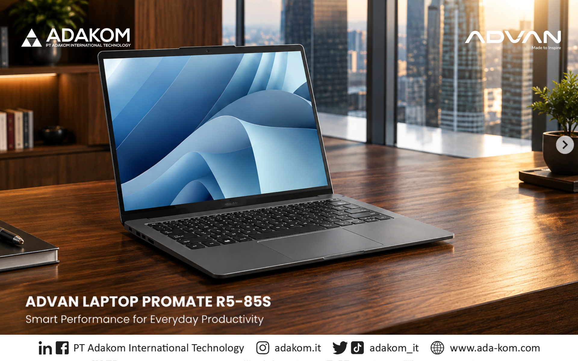 News Thumbnail Advan Laptop Promate R5-85S